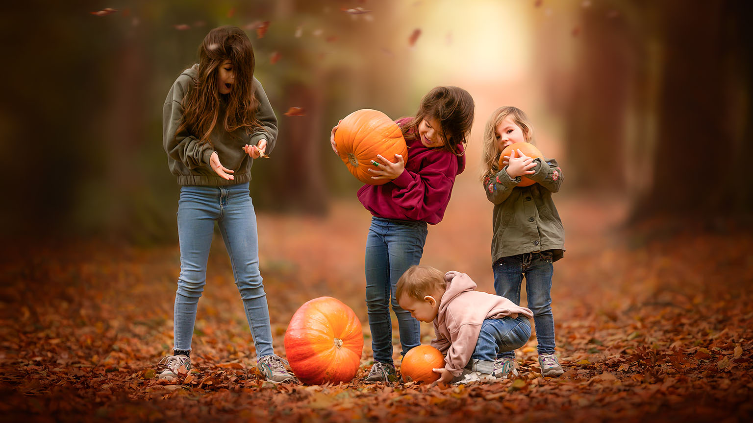 fotografie workshops met natuurlijk licht en opleiding. Kinderportret gemaakt door natuurlijk licht fotograaf Willie Kers uit Apeldoorn