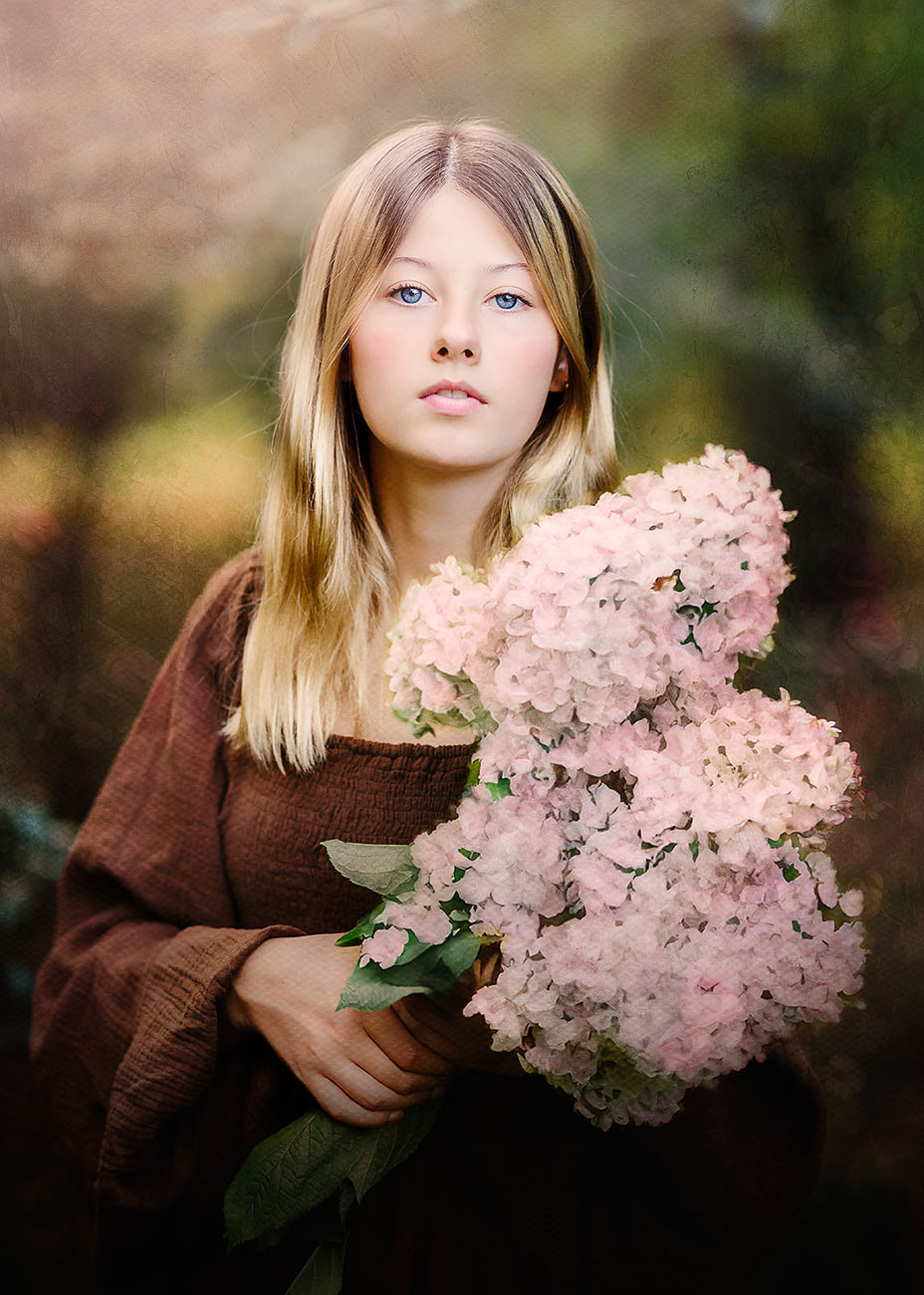 fine art portret met natuurlijk licht door Willie Kers
